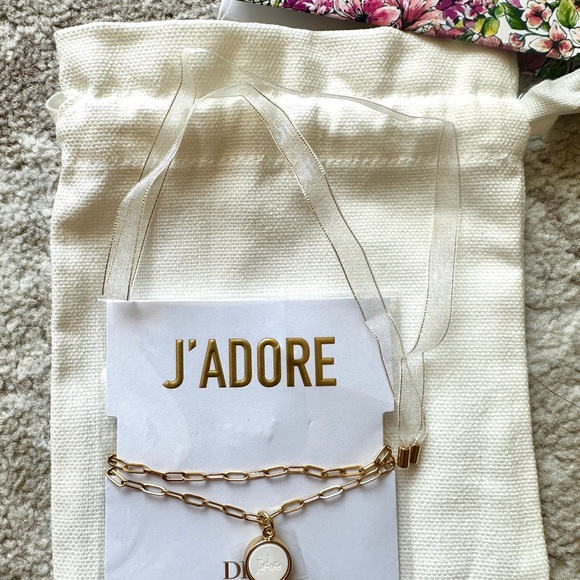 Christian Dior J’adore Compliments Perfumed Ceramic Necklace 16” W/Bracelet Set - Picture 7 of 8